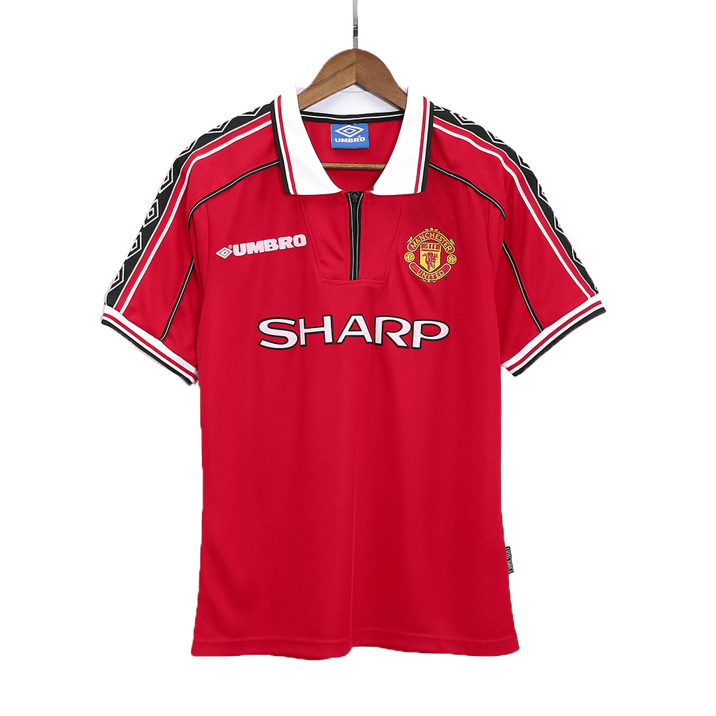 BECKHAM #7 Manchester United Retro Jersey Home 1999/00