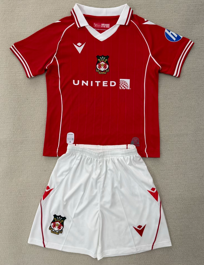 Kids Wrexham AFC Home Kit 2025/26