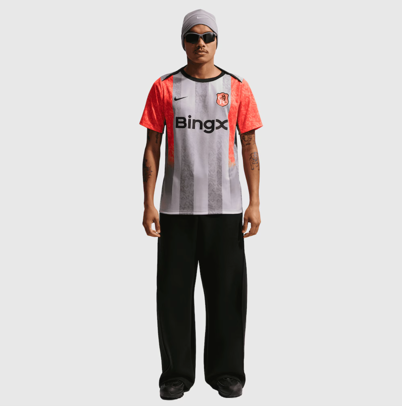Chelsea Nike Pre Match Top - Grey