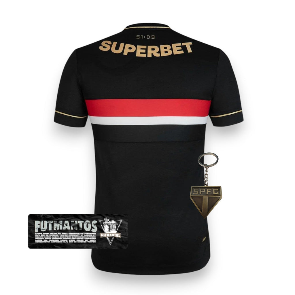 Camisa São Paulo III Preta 25/26 Jogador