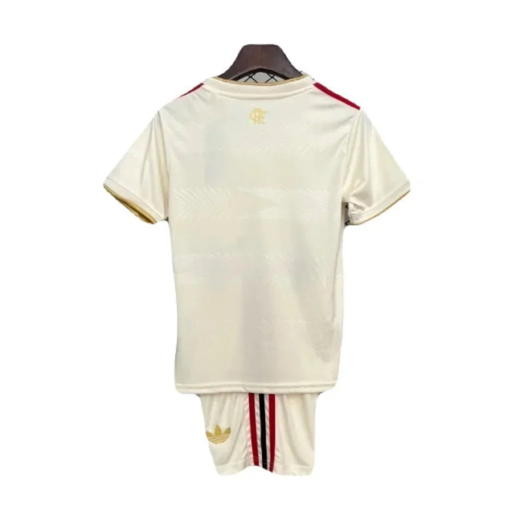 kit Infantil Flamengo CRF III 25/26 - Bege