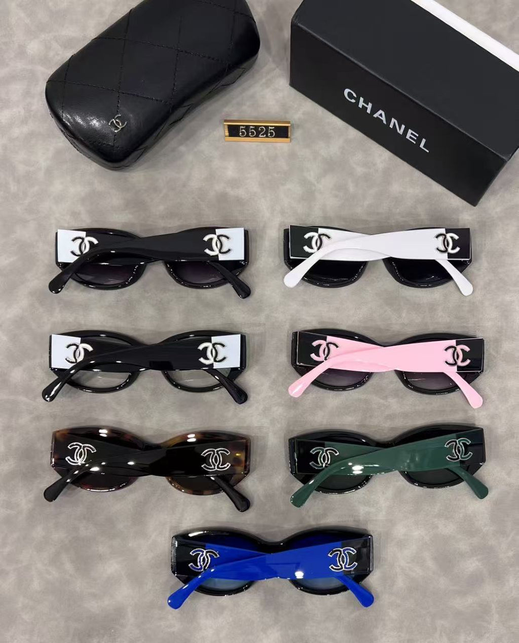 Fashion hot 7 color sunglasses 5525