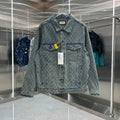 letter 1 color fashion coat  091805