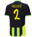 #2 Walker Manchester City Away Jersey 2024/2025