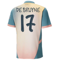 #17 De Bruyne Manchester City Fourth "Definitely City" Jersey 2024/2025