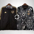 Arsenal 23/24 Windbreaker Reversible Black and Black