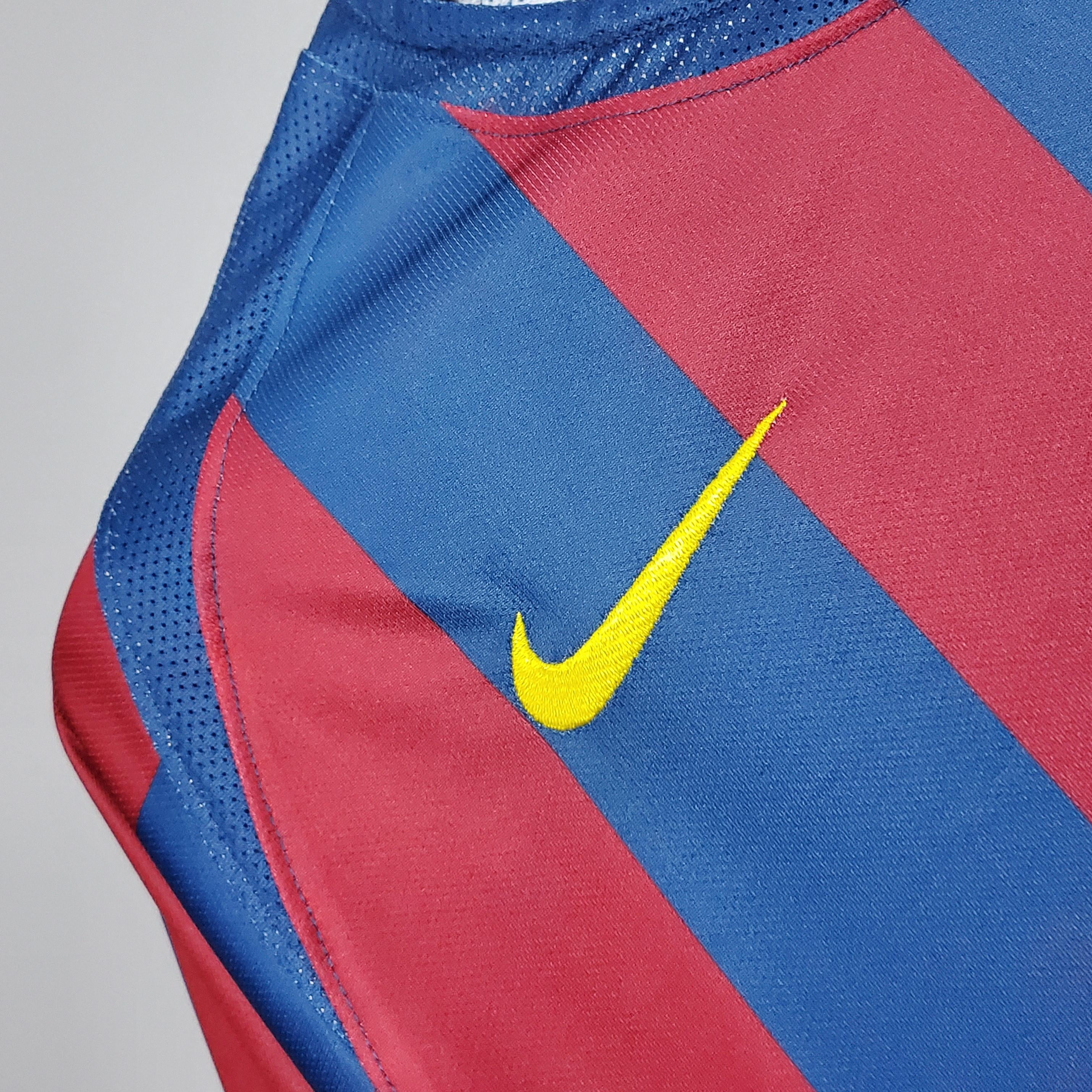 Barcelona Retro UEFA Champions League Home Jersey 2006