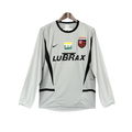 Flamengo 02/03 Goalkeeper Grey Jersey - Long Sleeve Retro Version