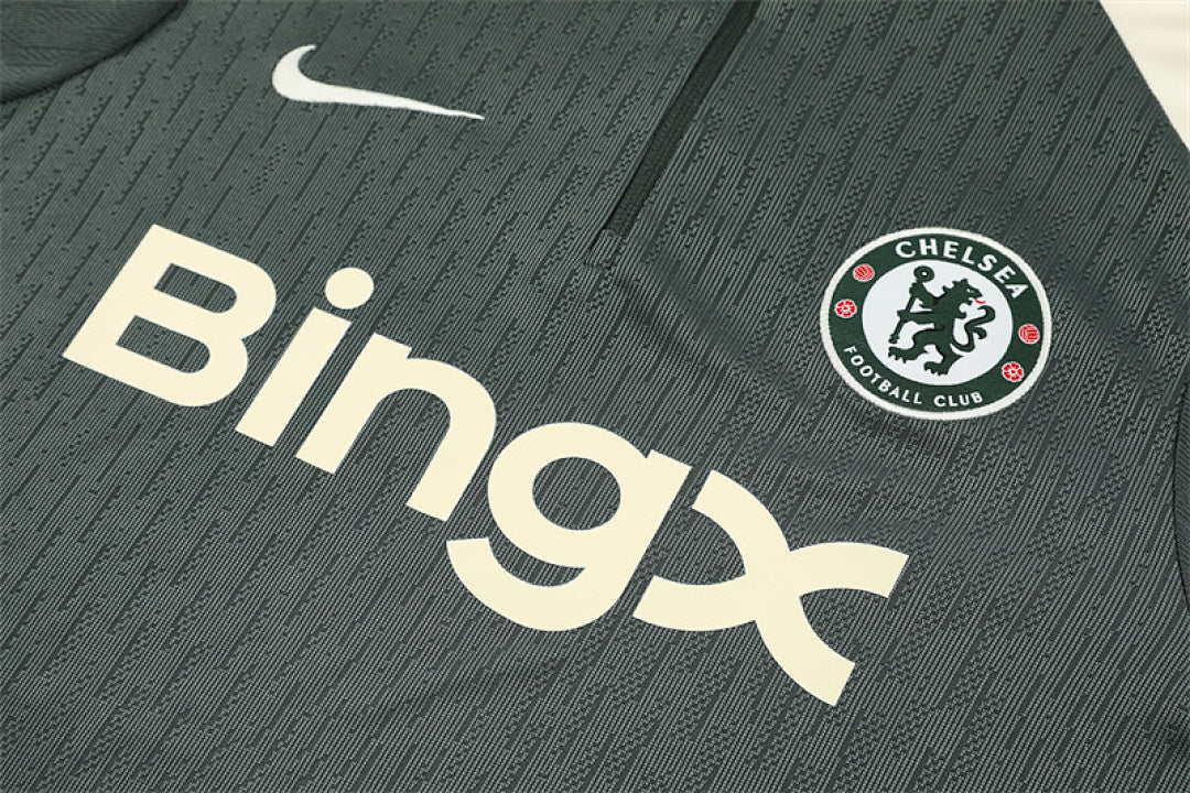 Chelsea Pre-Match Green II Tracksuit 25/26