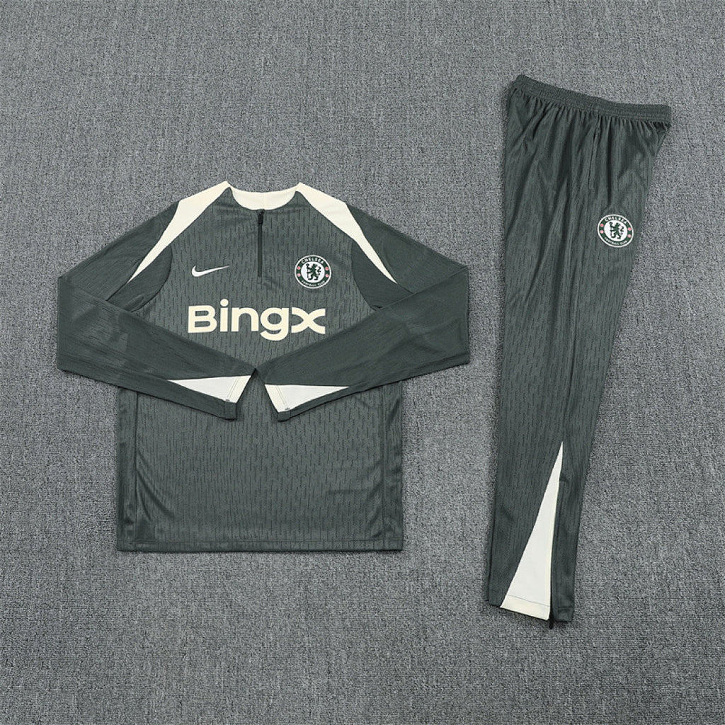 Chelsea Pre-Match Green II Tracksuit 25/26