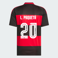 Camisa Flamengo I 2026 L. Paquetá N° 20