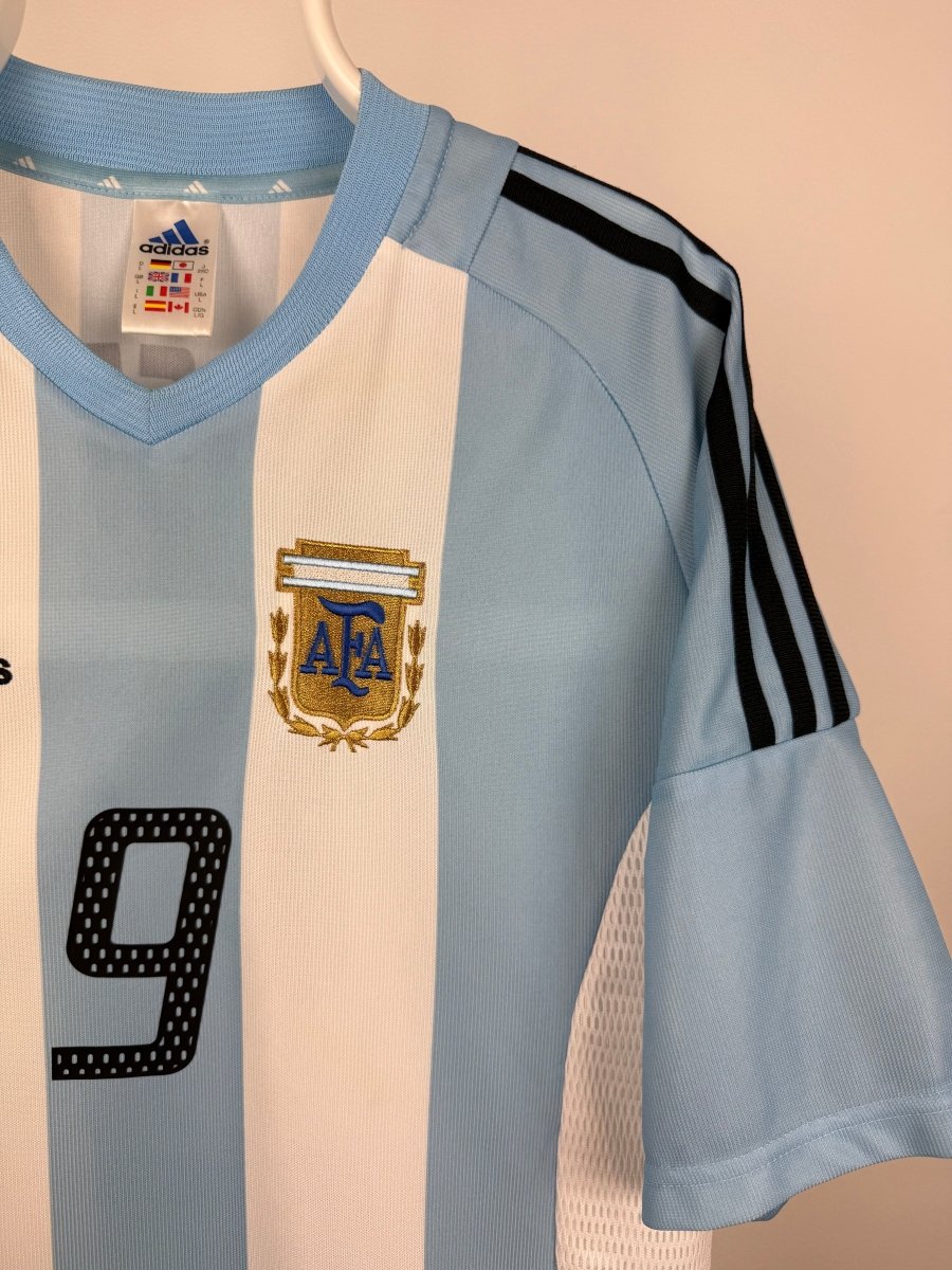 Gabriel Batistuta - Argentina 2002 home shirt 🇦🇷
