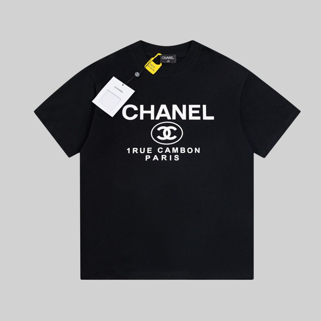 Black fashion T-shirt 9671