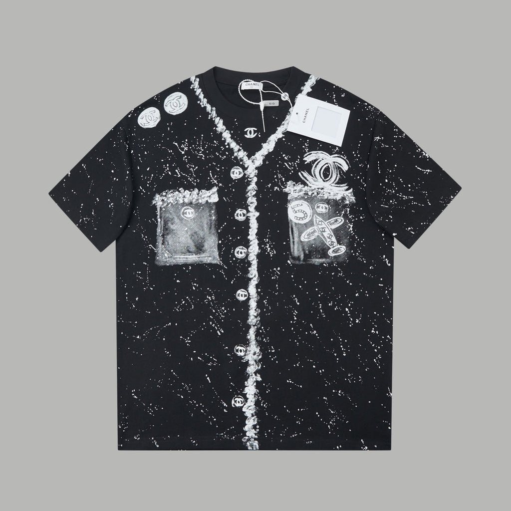 Black fashion T-shirt 0900