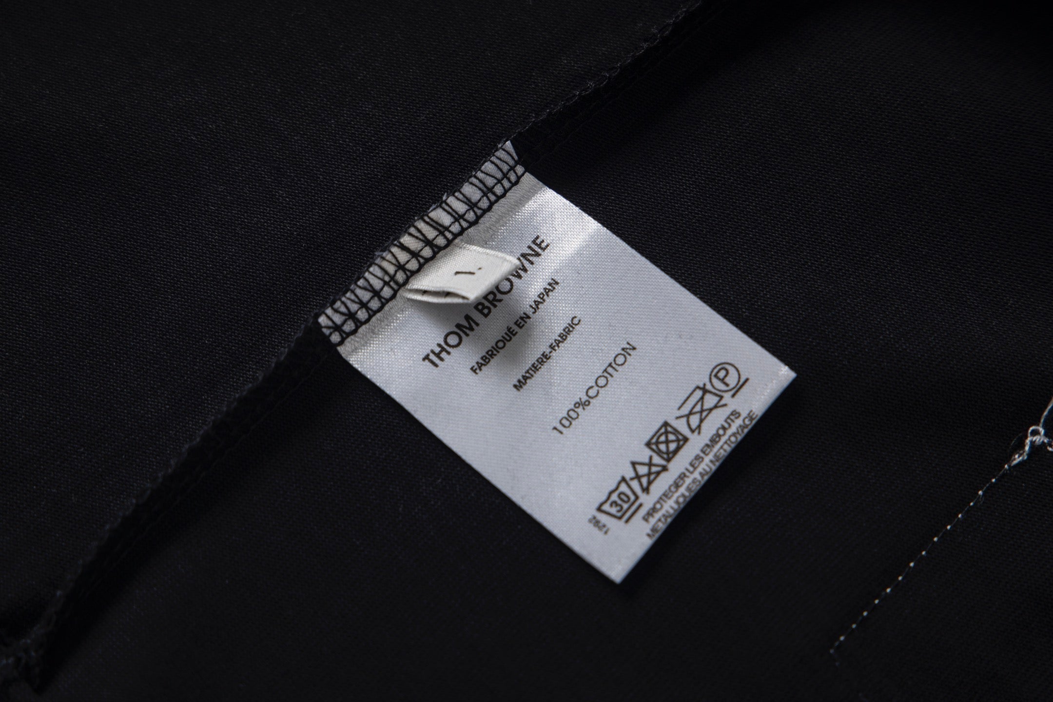 Embroidered pocket cotton T-shirt