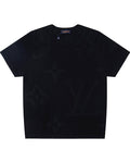 Steel-print relief limited knitted T-shirt