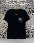 Printed pocket T-shirt
