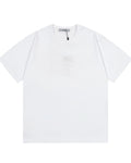 EMBOSSED PRINT COTTON T-SHIRT