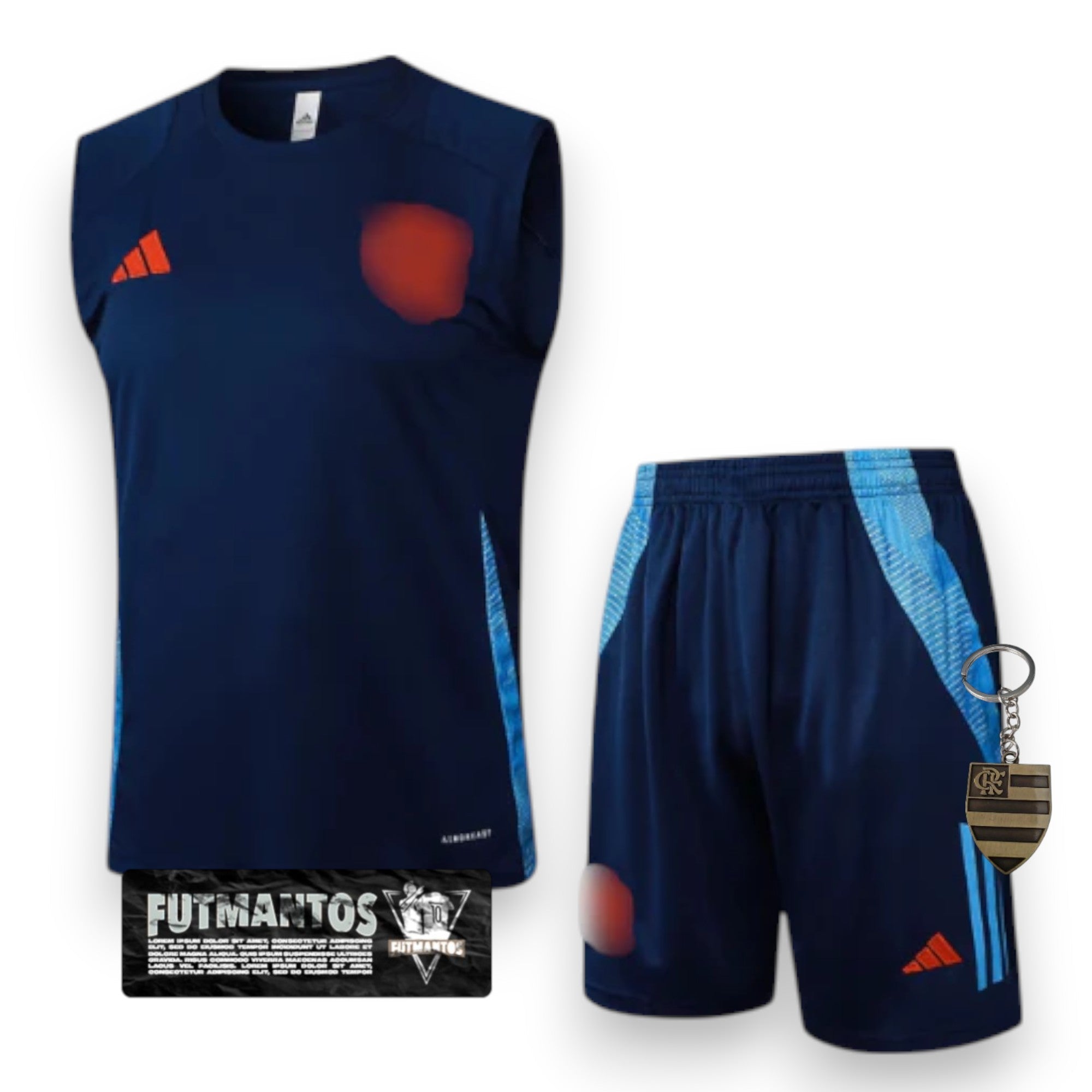 Conjunto Flamengo CRF Comissão Técnica Regata 25/26 - Azul Escuro