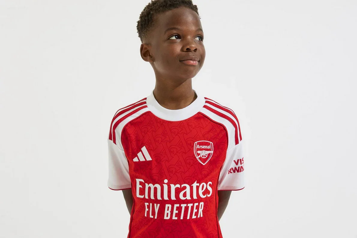 Kids Arsenal Home Kit 2025/26